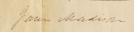 Lot #3 James Madison Signed Document - Image 2