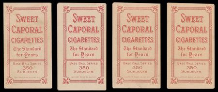 Lot #969 T206 Sweet Caporal Collection of (4) Cards Baseball Cards - Image 2