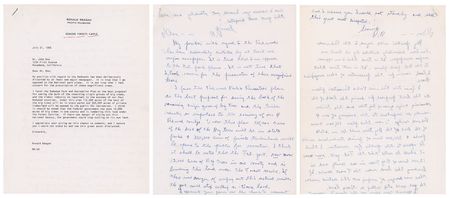Lot #131 Ronald Reagan: On California's Redwoods: 