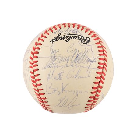 Lot #925 Houston Astros: 1986 Baseball - Image 2