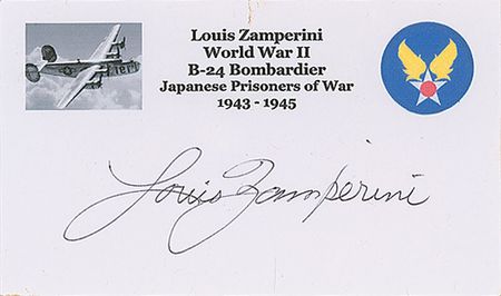 Lot #462 Louis Zamperini - Image 1