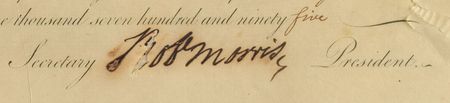 Lot #255 Robert Morris Signed Document - Image 2