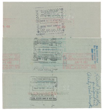 Lot #697 Benny Goodman Checks - Image 2