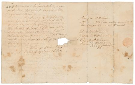 Lot #148 Charles Carroll of Carrollton Handwritten Letter Signed - Image 2