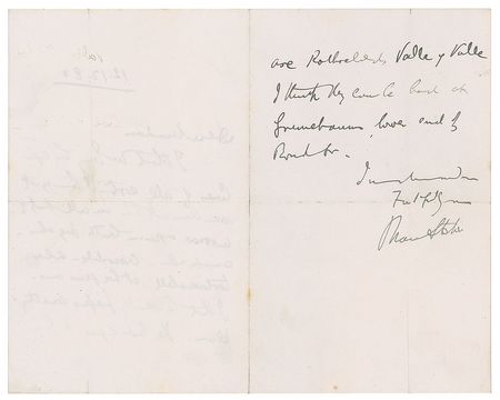 Lot #603 Bram Stoker: The Dracula author on Henry Irving's cigars - Image 2