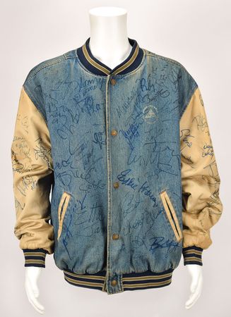 Lot #669 Rock and Roll Hall of Fame: Over 100 signatures of rock royalty, including members of the Beatles, the Stones, Led Zeppelin, the Who, and more - Image 1