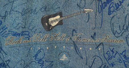 Lot #669 Rock and Roll Hall of Fame: Over 100 signatures of rock royalty, including members of the Beatles, the Stones, Led Zeppelin, the Who, and more - Image 3
