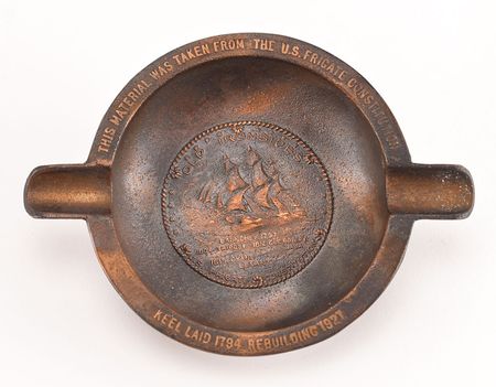 Lot #414 USS Constitution Ashtray - Image 1