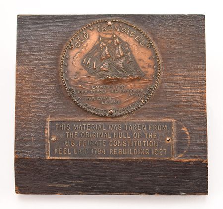 Lot #413 USS Constitution Artifact - Image 1