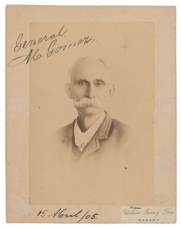 Lot #374 Maximo Gomez Signed Photograph - Image 1