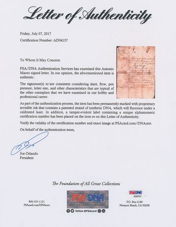 Lot #377 Antonio Maceo Grajales - Image 2