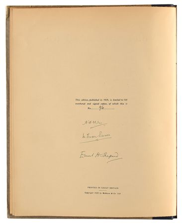 Lot #598 A. A. Milne Book - Image 1