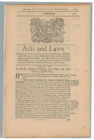 Lot #227 Colonial Massachusetts Document - Image 1