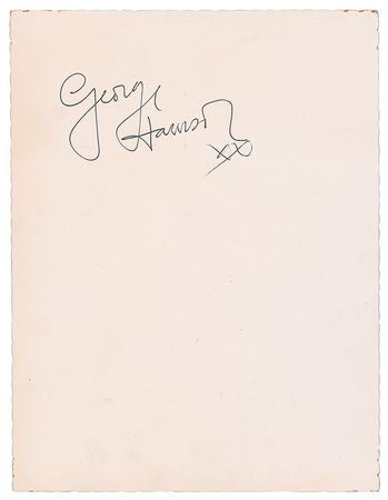 Lot #650 Beatles: George Harrison Signed Photograph - Image 2