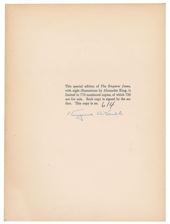 Lot #625 Eugene O'Neill Book - Image 1