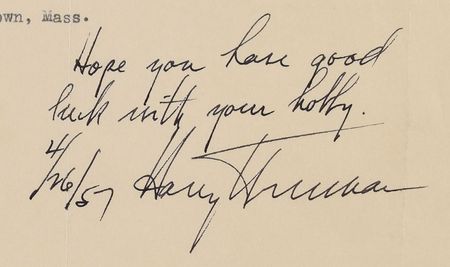 Lot #141 Harry S. Truman Letters - Image 4