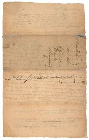 Lot #150 Benjamin Harrison Signed Document - Image 2