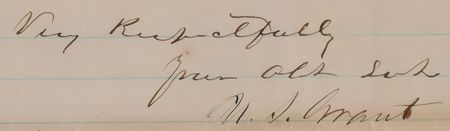 Lot #11 U. S. Grant: Grant releases 