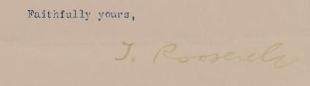 Lot #19 Theodore Roosevelt: The new president looks into a possible 1901 labor dispute in Buffalo - Image 2