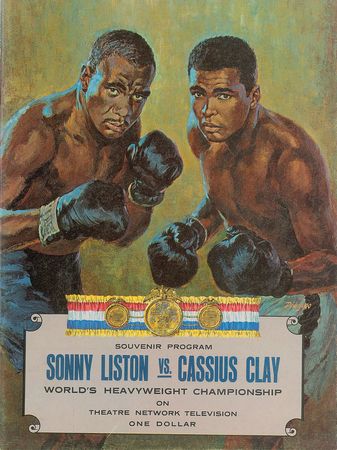 Lot #894 Muhammad Ali and Sonny Liston Program - Image 1