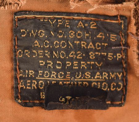 Lot #327 WWII: Harry Larson's B-17 'Mission Belle' 885th Bomb Squadron A-2 Jacket and Uniform Group Lot: The 15th Air Force jacket and tunic of a special ops navigator - Image 6
