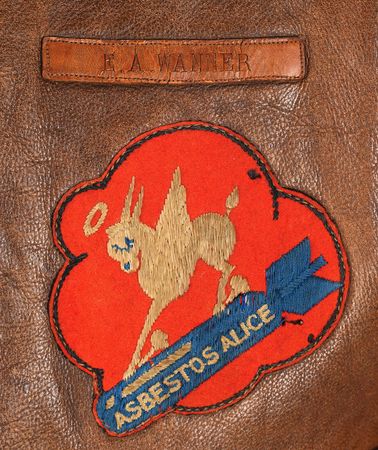 Lot #329 WWII: Ed Wanner's B-24 700th Bomb Squadron A-2 Flight Jacket Flight Jacket - Image 3
