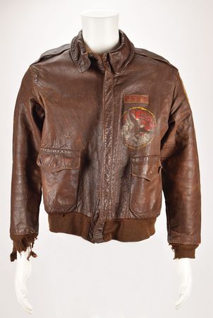 Lot #325 WWII: Lyle V. Carr's B-24 Liberator 718th Bomb Squadron A-2 Flight Jacket Flight Jacket - Image 1
