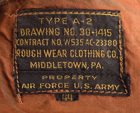 Lot #325 WWII: Lyle V. Carr's B-24 Liberator 718th Bomb Squadron A-2 Flight Jacket Flight Jacket - Image 5
