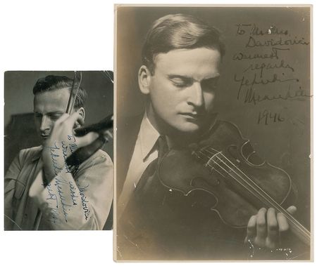 Lot #684 Yehudi Menuhin Signed Photographs - Image 1