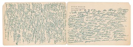 Lot #236 Sven Hedin Handwritten Letter Signed - Image 1