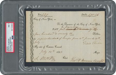 Lot #226 Dewitt Clinton - Image 1