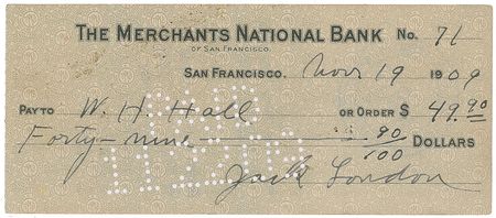Lot #621 Jack London: Corrections to The Cruise of the Snark - Image 1
