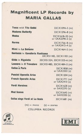 Lot #677 Maria Callas Signed Photograph - Image 2