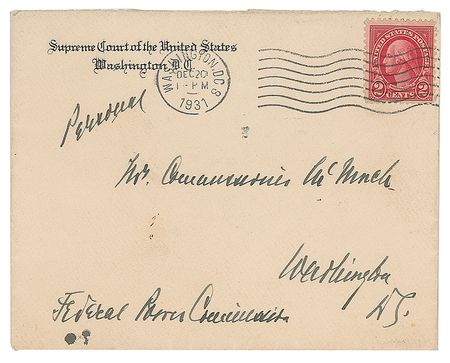 Lot #214 Louis D. Brandeis Handwritten Letter Signed - Image 2
