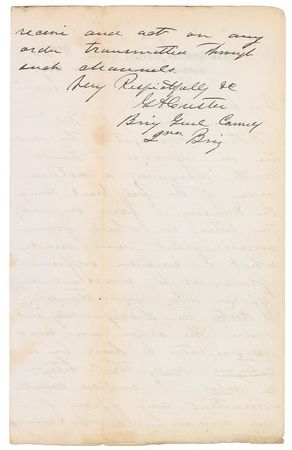 Lot #297 George A. Custer: The enraged 23-year-old Custer??I would court-martial any officer of my command who would receive and act on any order? transmitted by a rebel - Image 2