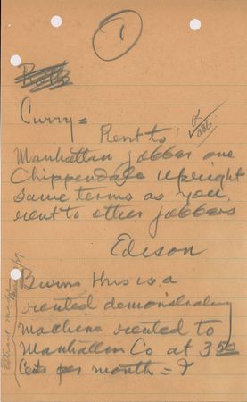 Lot #175 Thomas Edison Letters - Image 1