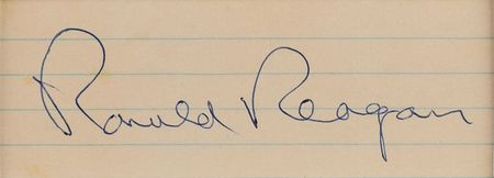Lot #135 Ronald Reagan Signature - Image 2
