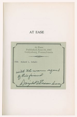 Lot #100 Dwight D. Eisenhower Signed Book Book - Image 1