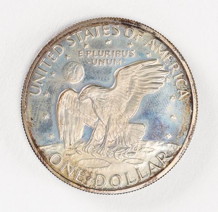 Lot #89 Dwight D. Eisenhower 'First Strike' and Proof Dollars and Signature Coins and Signature - Image 2