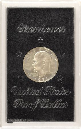 Lot #89 Dwight D. Eisenhower 'First Strike' and Proof Dollars and Signature Coins and Signature - Image 4