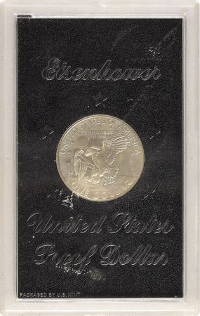 Lot #89 Dwight D. Eisenhower 'First Strike' and Proof Dollars and Signature Coins and Signature - Image 5