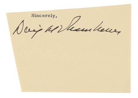 Lot #89 Dwight D. Eisenhower 'First Strike' and Proof Dollars and Signature Coins and Signature - Image 7