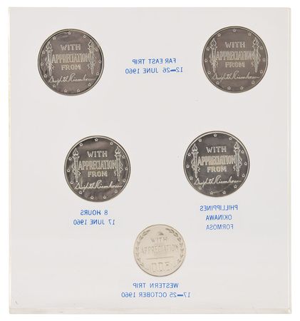 Lot #101 Dwight D. Eisenhower Travel Tokens and Signature Travel Tokens and Signature - Image 2