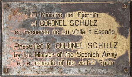 Lot #48 Dwight D. Eisenhower: Spanish Dagger Presented to Robert L. Schulz Dagger and Travel Token - Image 7