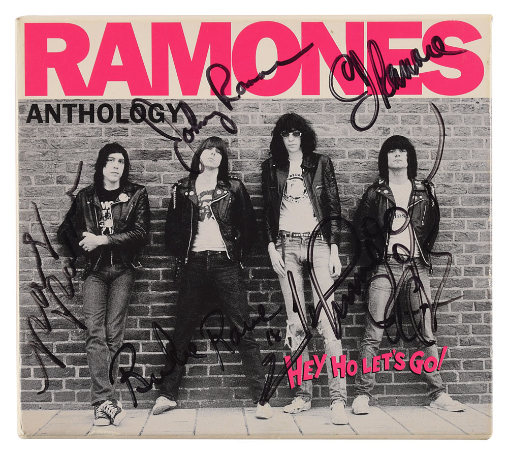 Ramones Signed CD | RR Auction