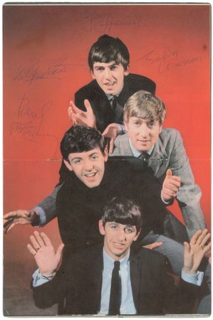 Lot #9054  Beatles Signed Magazine