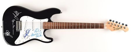 Lot #9021  Jefferson Airplane Signed Guitar - Image 1