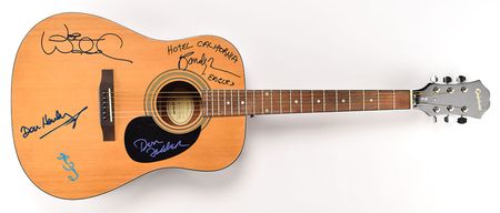 Lot #9202 The Eagles Signed Guitar - Image 1