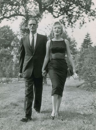 Lot #9500 Marilyn Monroe and Arthur Miller Original Photograph - Image 1