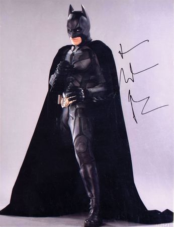Lot #7523 Christian Bale Signed Photograph